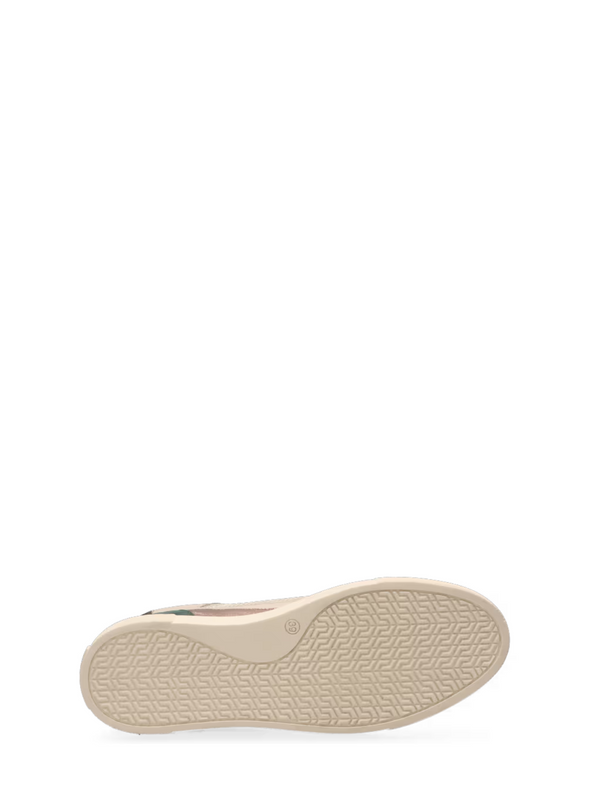 Tavi Leather Trainers in Peacock Gold from Maruti