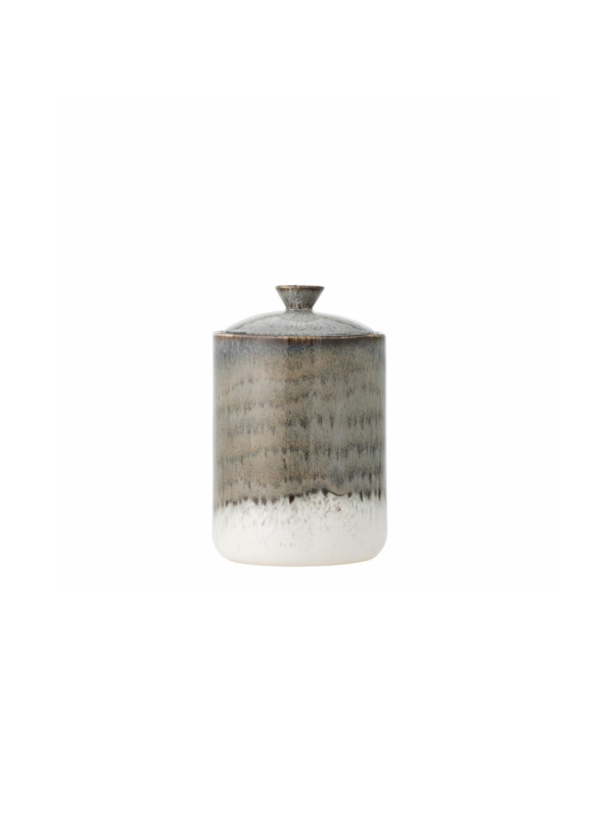 Grey Paula Stoneware Jar from Bloomingville