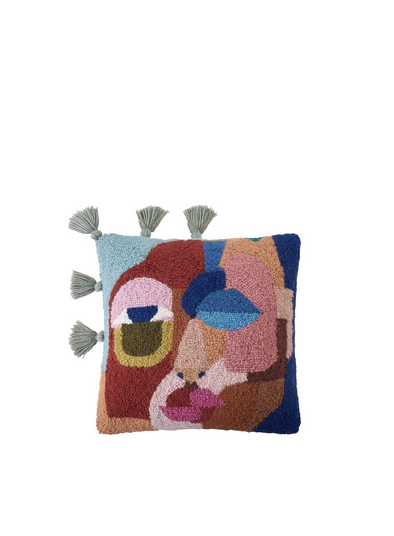 Face With Tassels Hook Cushion from Peking Handicraft