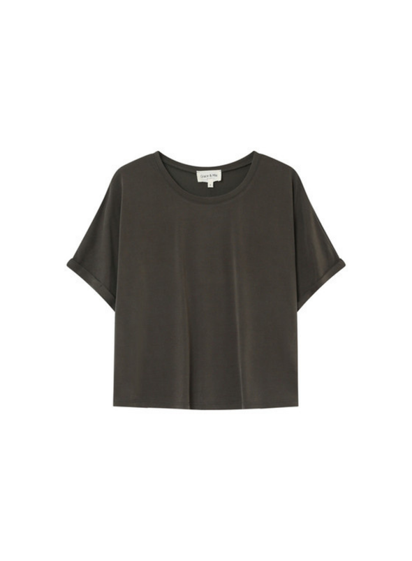 Parma T-Shirt in Kaki from Grace & Mila
