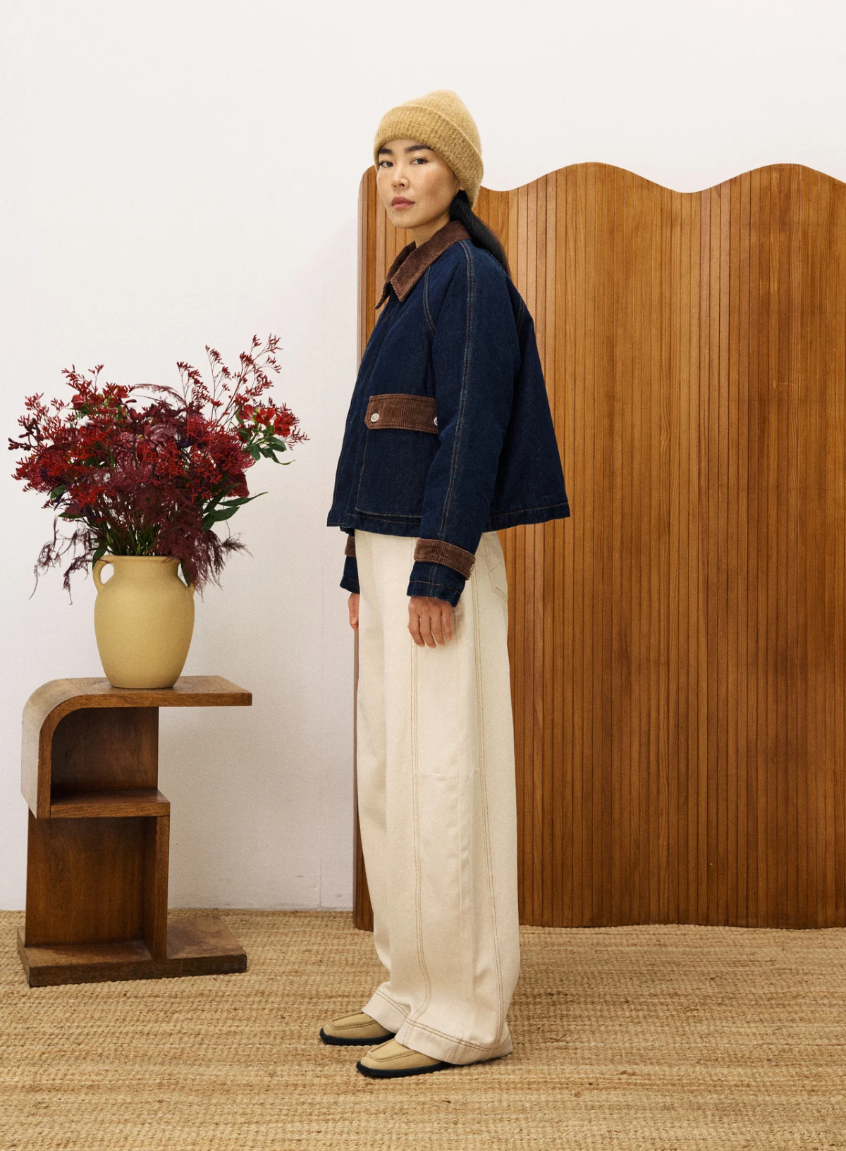 Zola Jacket in Midnight Blue from FRNCH