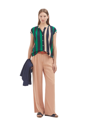 Multi Stripe Print 'Mao Shirt' from Nice Things