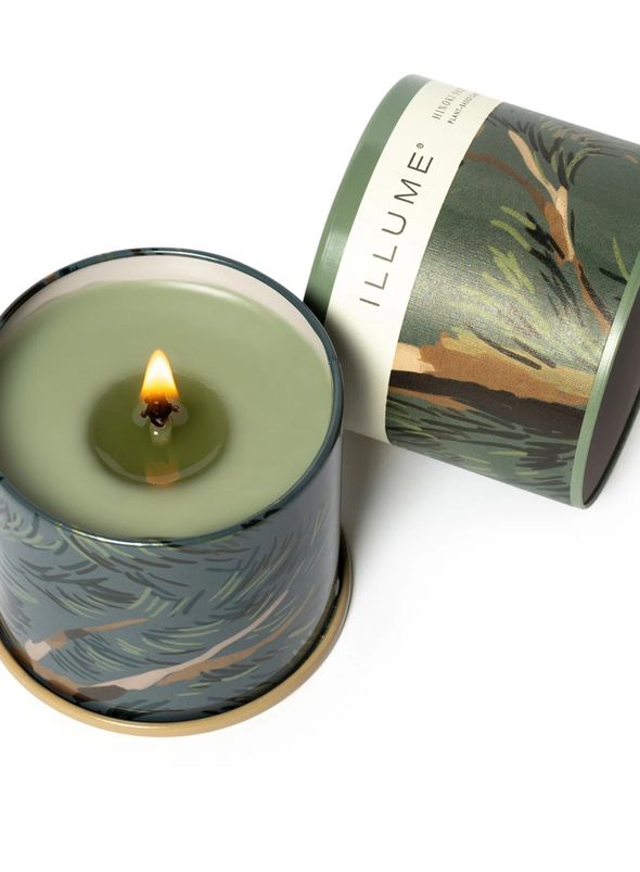 Hinoki Sage Vanity Tin Candle Green 50 Hours from Illume