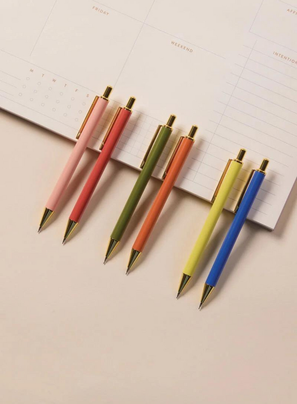 Mechanical Pencils in Army Green & Chilli from Designworks Ink