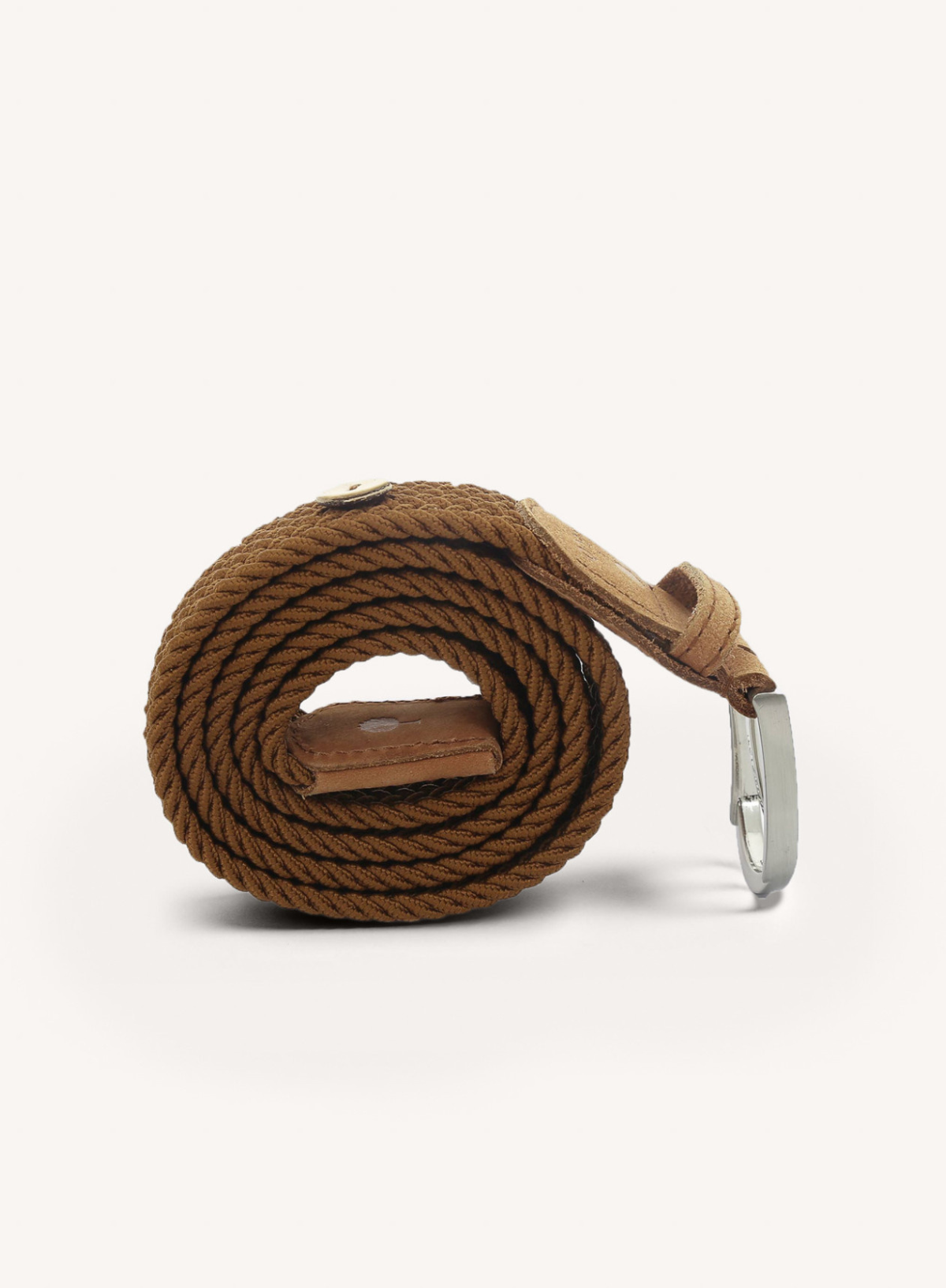 Woven Belt in Camel CAM00 from Faguo