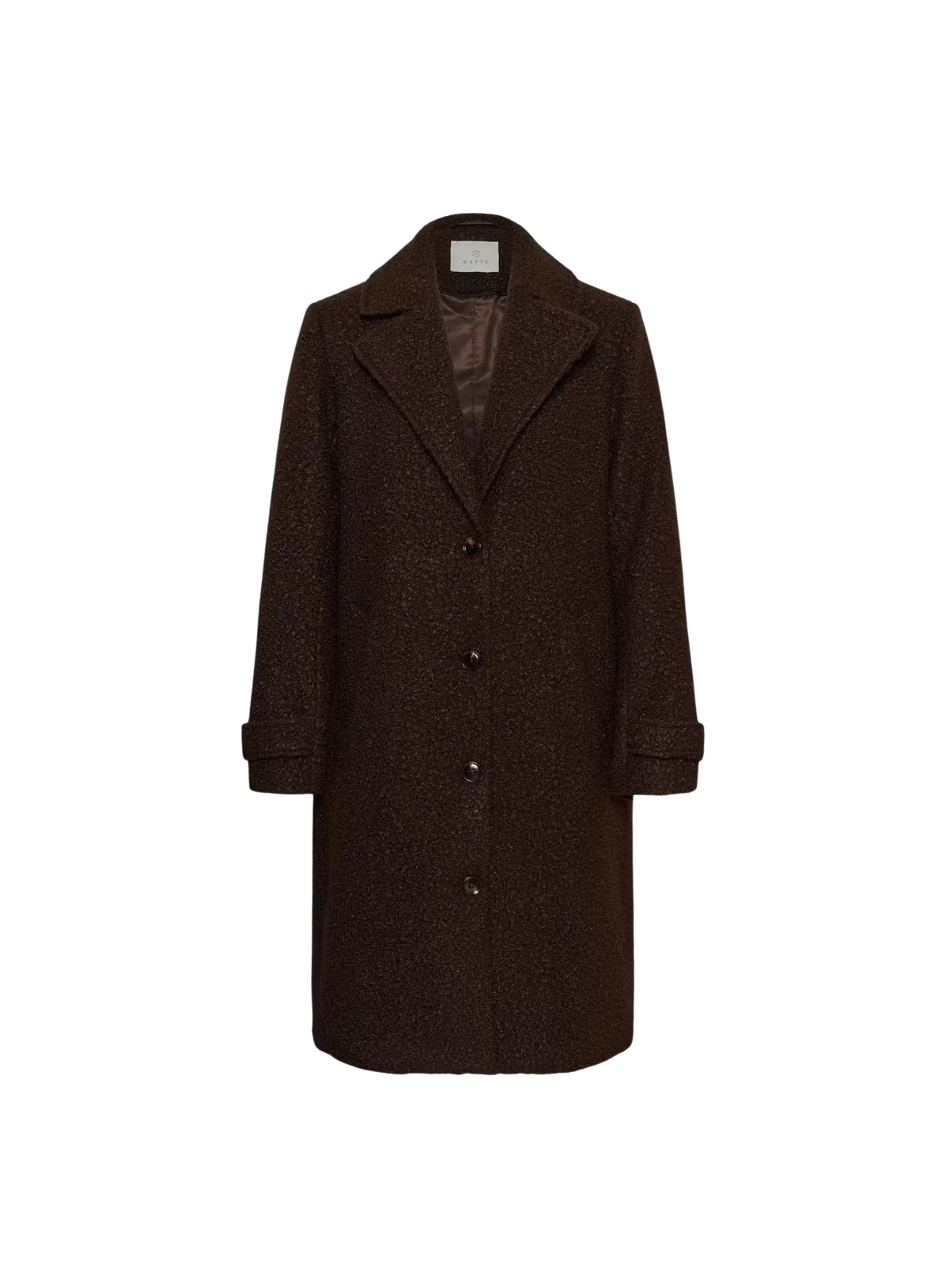 Kaffe Anne Coat in Coffee Bean