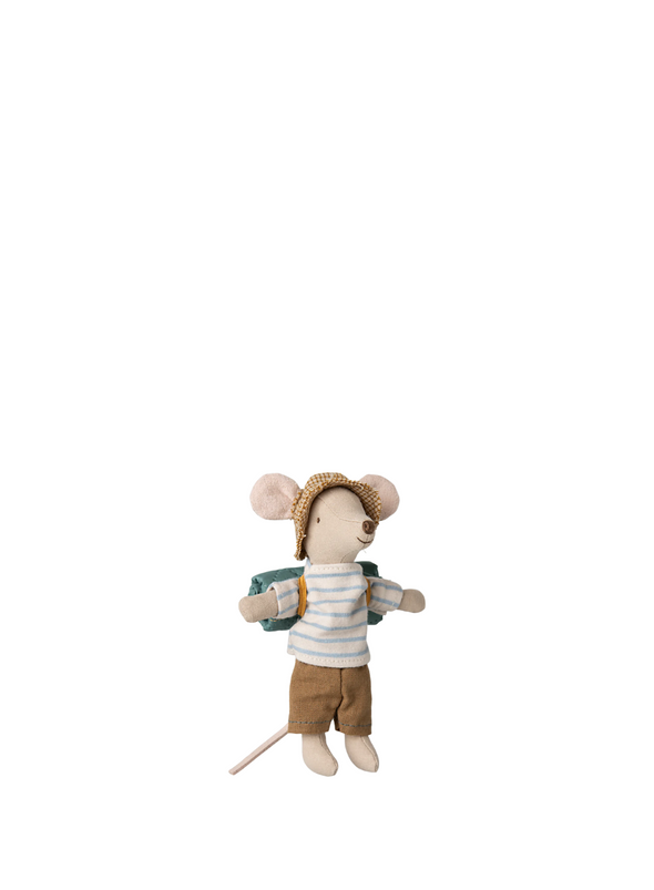 Hiker Mouse, Big Brother, Stripes from Maileg