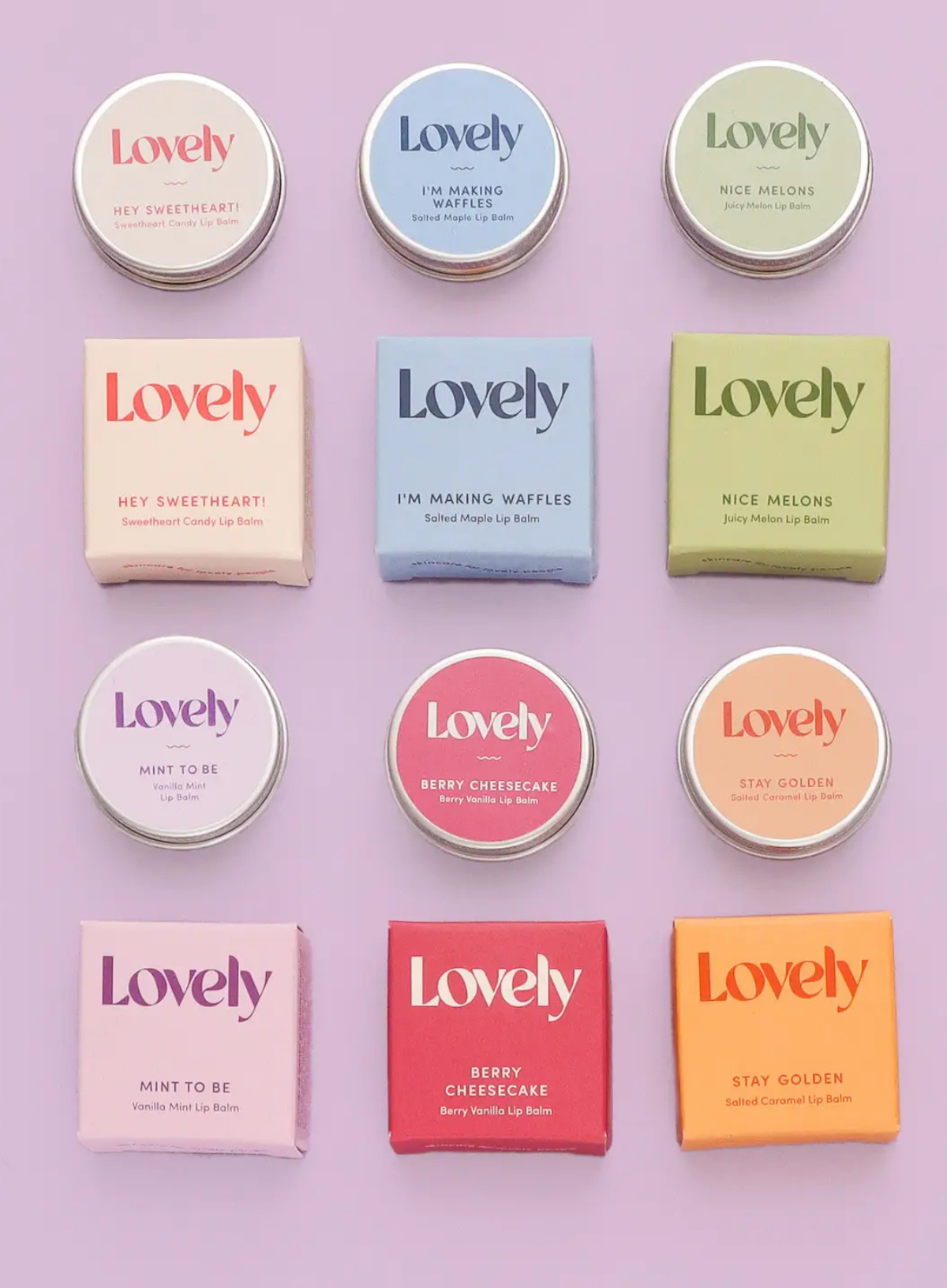 Lip Balm Stay Golden in Salted Caramel from Lovely Skincare