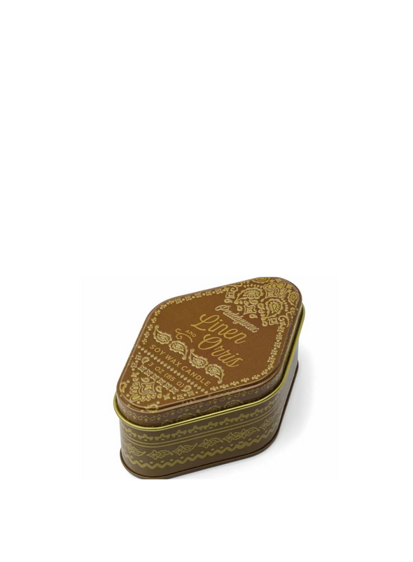 Station Printed Tin Linen & Orris from Paddywax