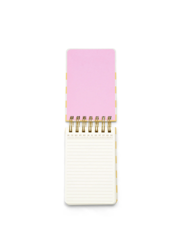 Twin Wire Notepad in Checks from Designworks Ink
