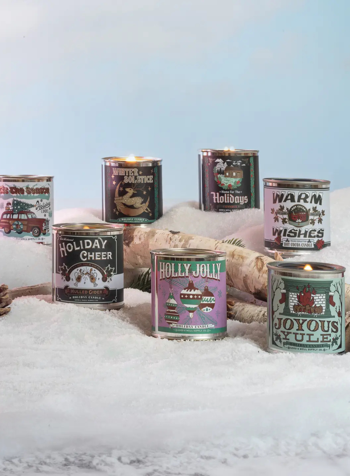 Tis the Season Holiday Candle 1/2 Pint from Good & Well Supply Co.