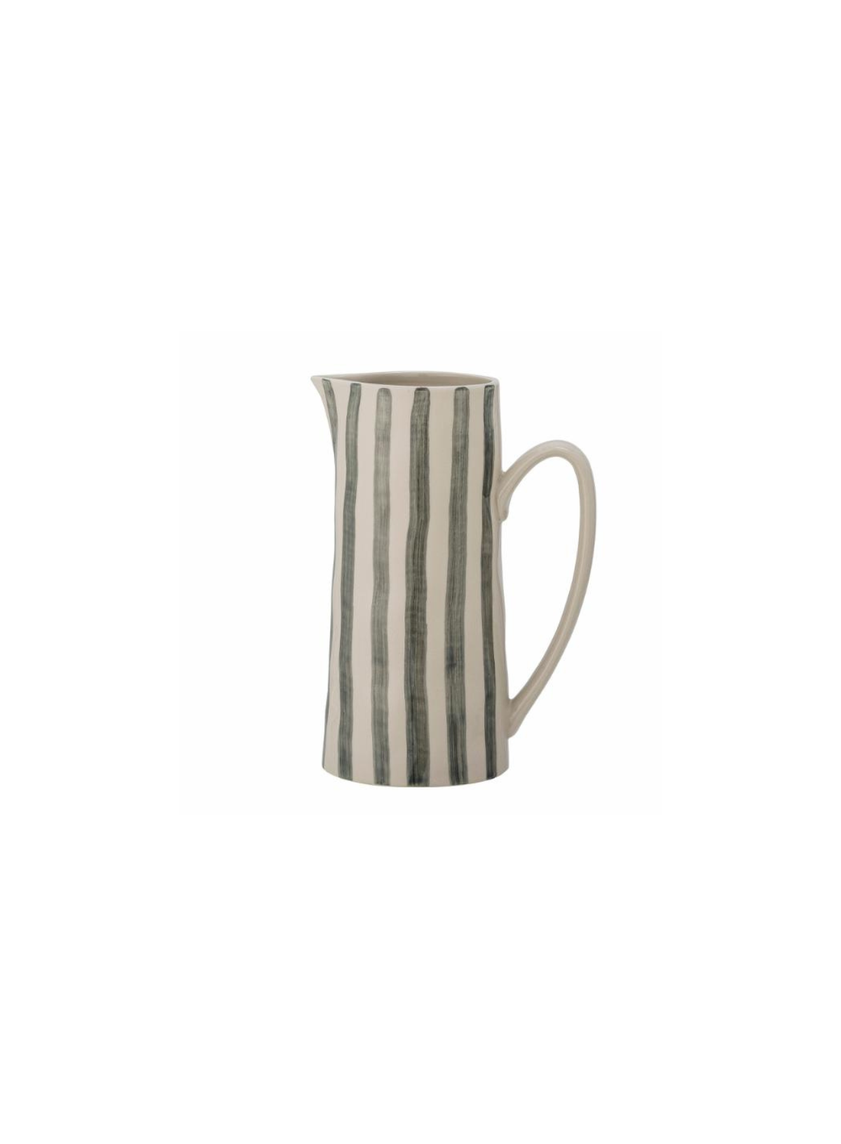Bloomingville  Tall Green Begonia Stoneware Jug