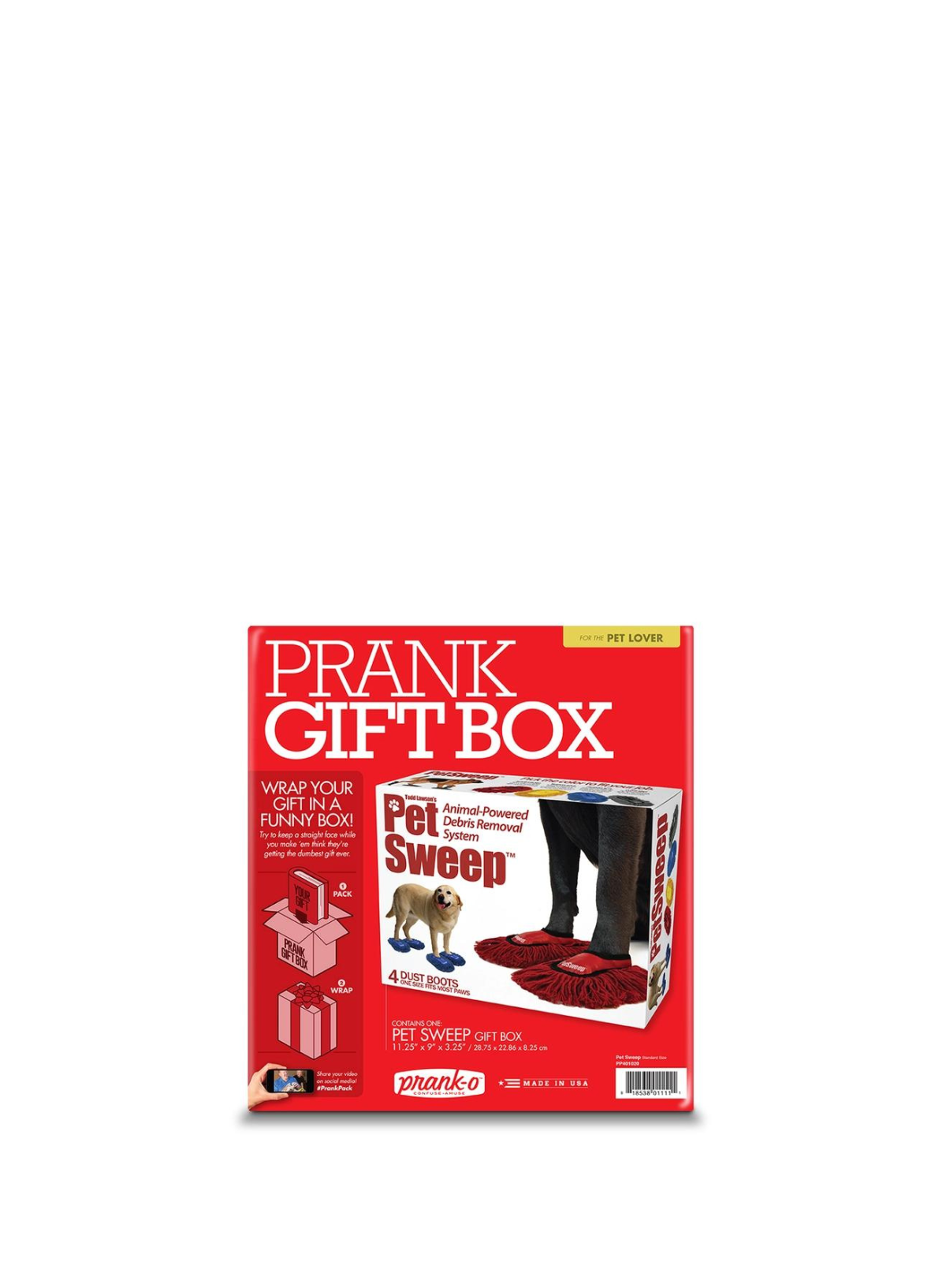 Small Prank Gift Box Pet Sweep from 30 Watt