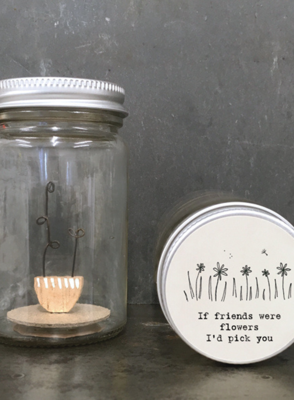 East of India World in a jar If friends were flowers