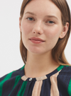 Multi Stripe Print 'Mao Shirt' from Nice Things