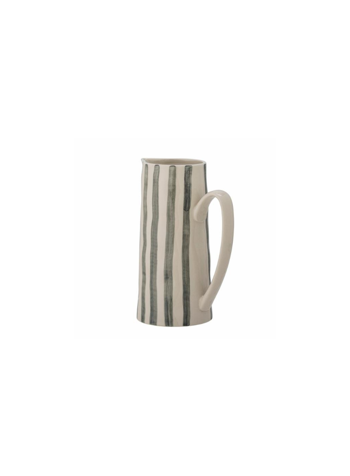 Bloomingville  Tall Green Begonia Stoneware Jug