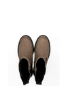 Sarah Nubuck Boots in Taupe/Metallic Bronze from Maruti