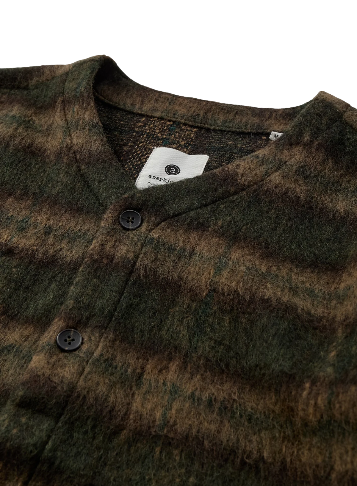 Anerkjendt Dan Heavy Twill Overshirt in Forest Night