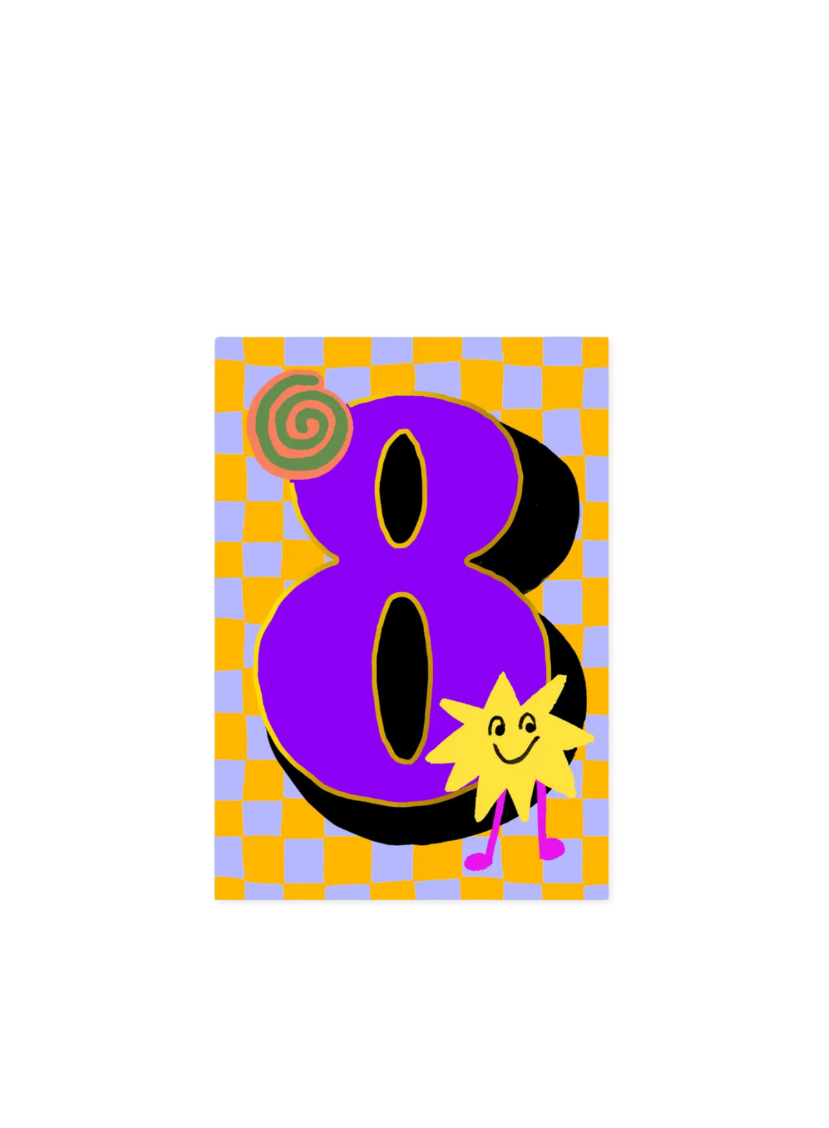 Age 8 Card from Eleanor Bowmer