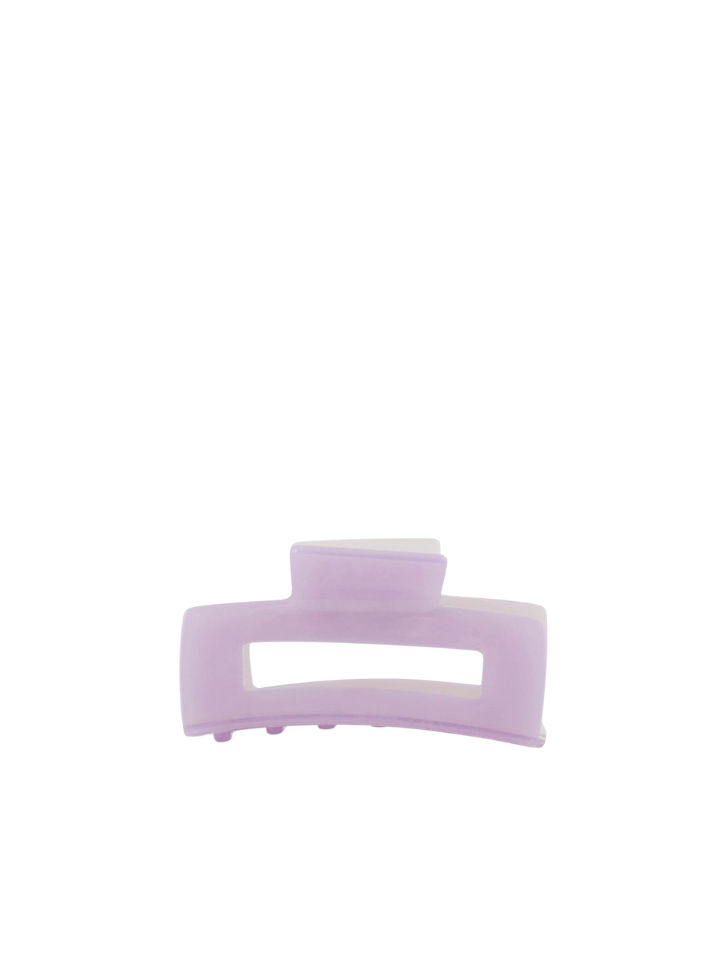 Melia Resin Bulldog Hairclip in Lilac from Big Metal