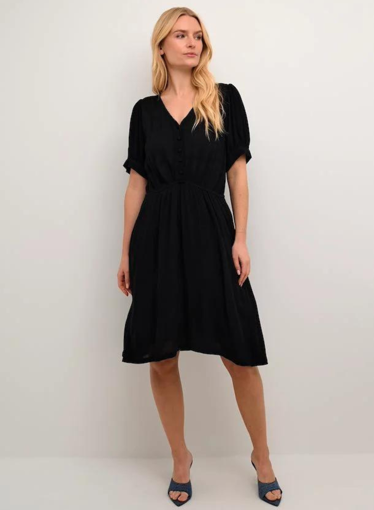 Line Dress in Black Deep from Kaffe