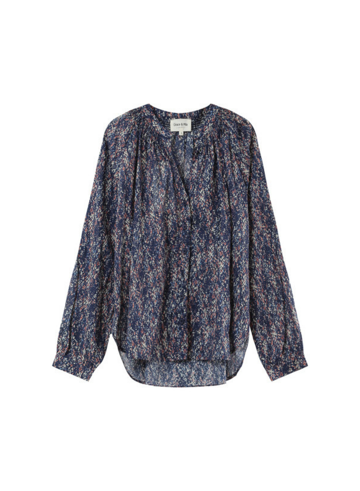 Platane Blouse in Marine from Grace & Mila