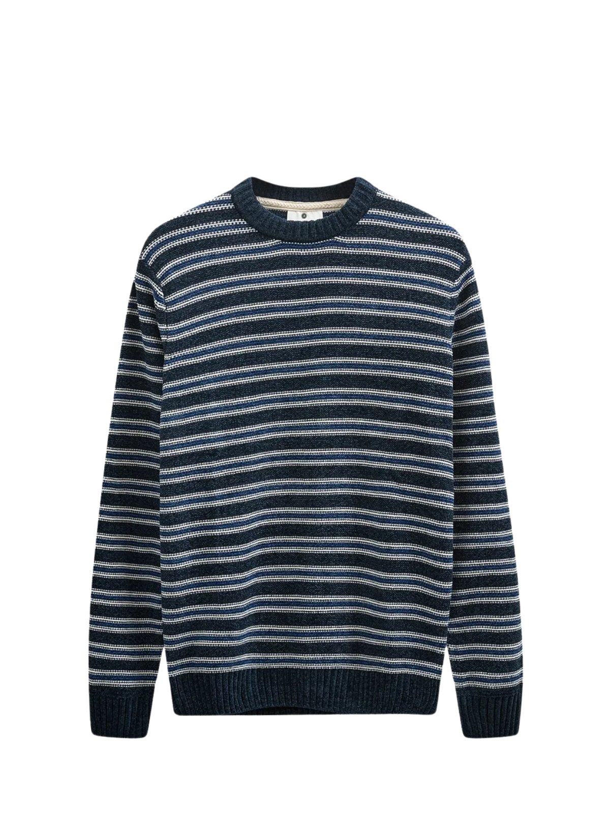 Anerkjendt Chenille Stripe Knit in Sky Captain