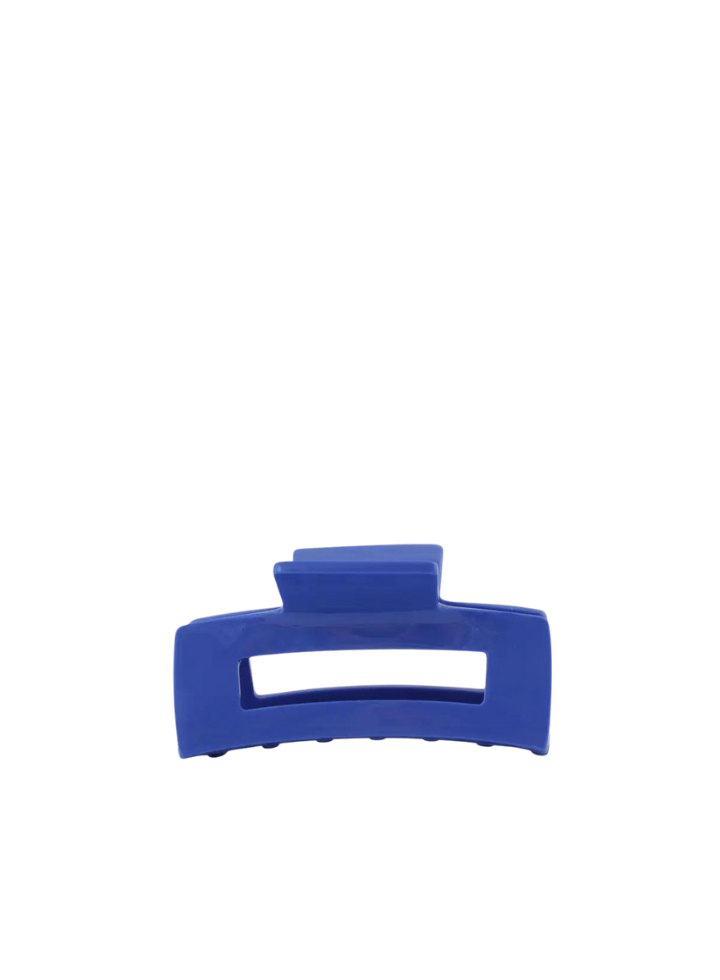 Melia Resin Bulldog Hairclip in Blue from Big Metal