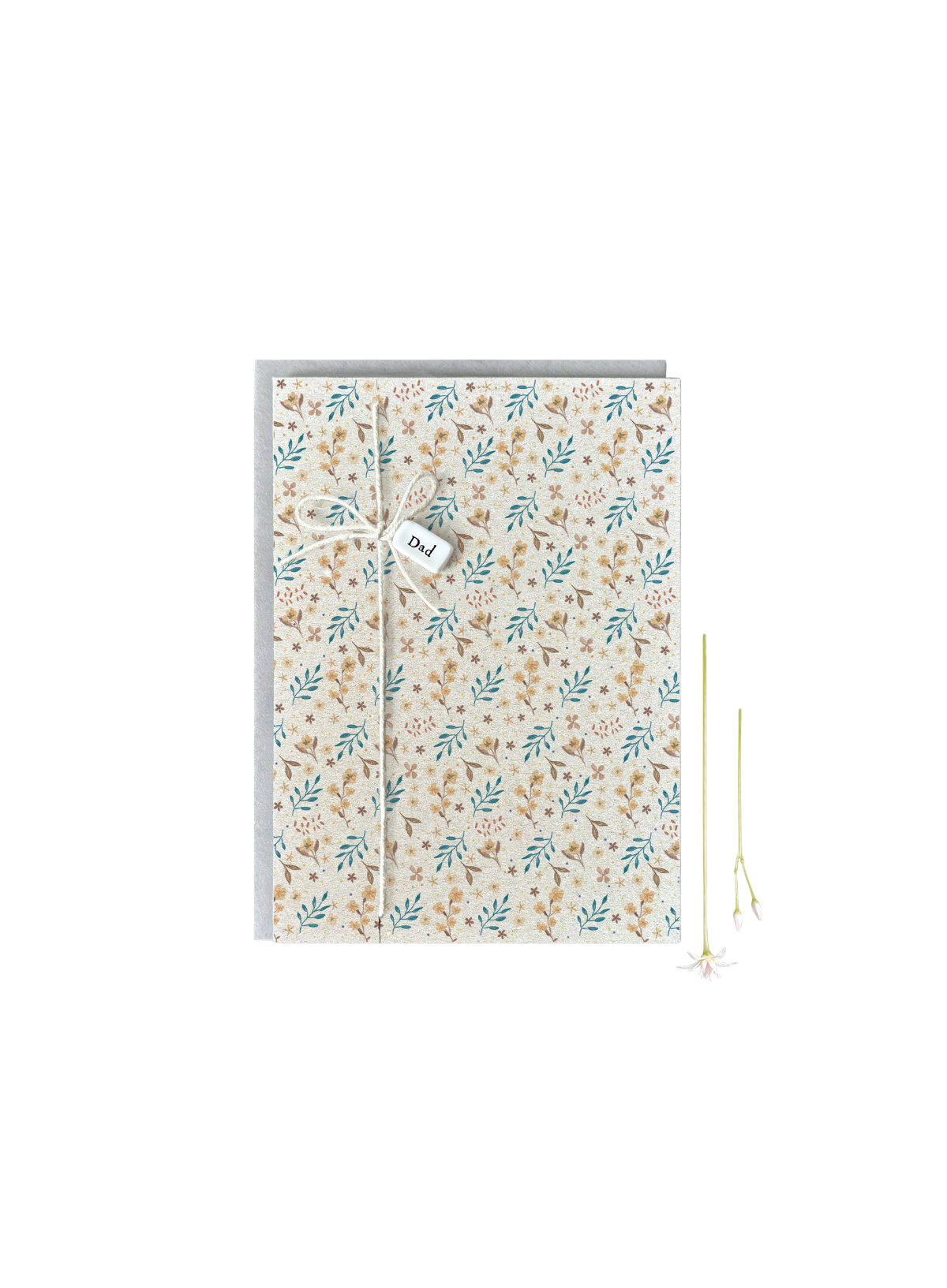 East of India Porcelain tag card Dad