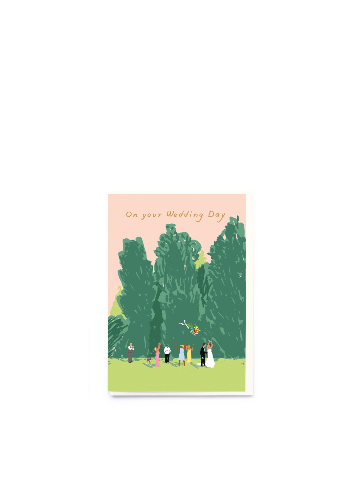 On Your Wedding Day Trees Wedding Card from Noi