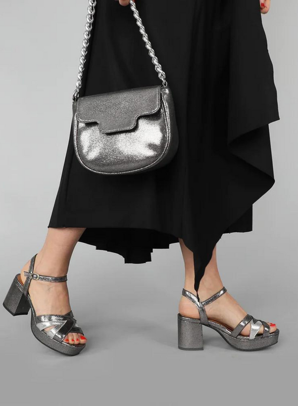 Cleo Heels in Vegan Anthracite from Esska