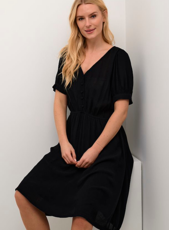 Line Dress in Black Deep from Kaffe