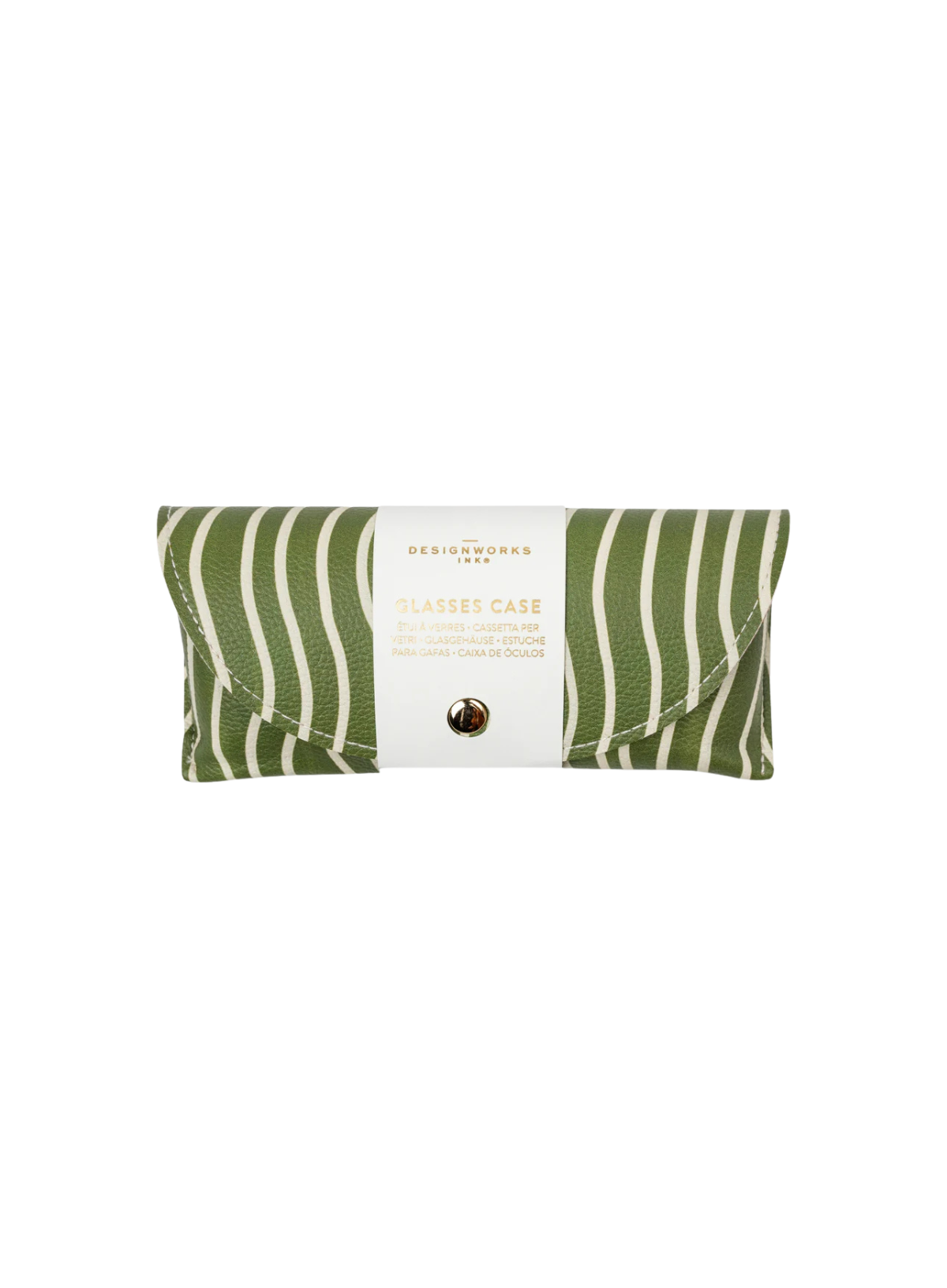 Designworks Ink Printed Glasses Case - Wavy Stripe