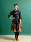 Cynthia Dress in Navy Constance Spry from Palava