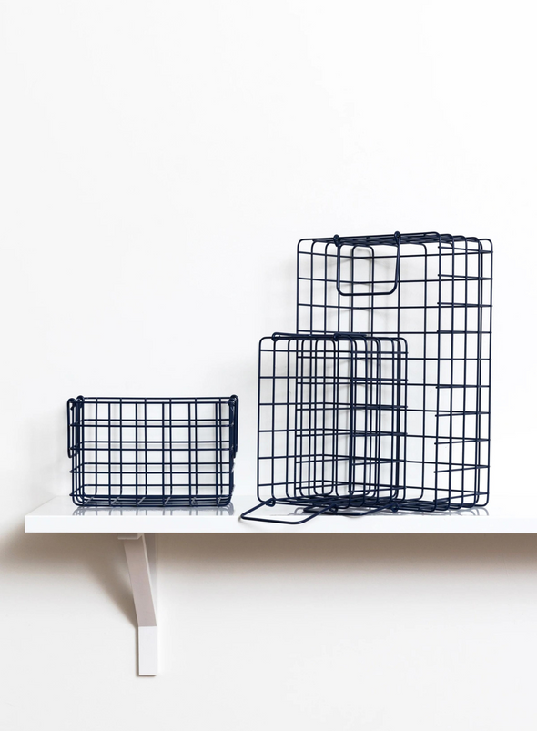 Wire Small Locker Basket from Mustard