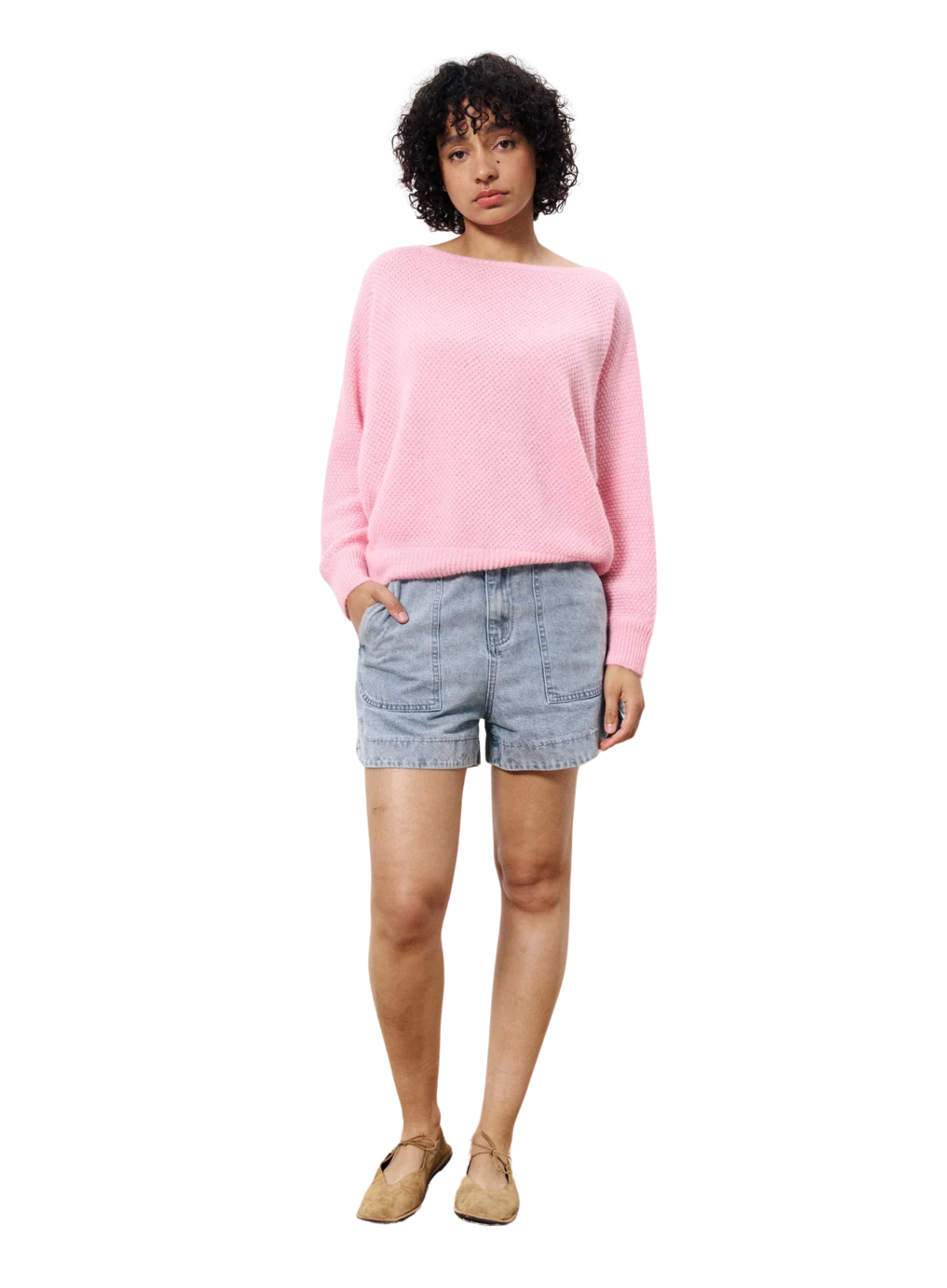 Sylvie Knit in Pale Rose from FRNCH