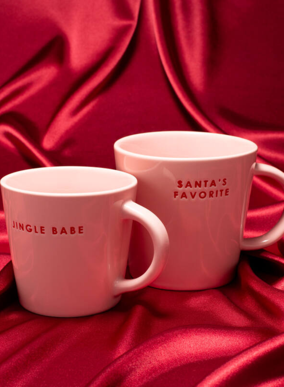 Ceramic Tea Cup Santa's Favorite Pink from Vondels