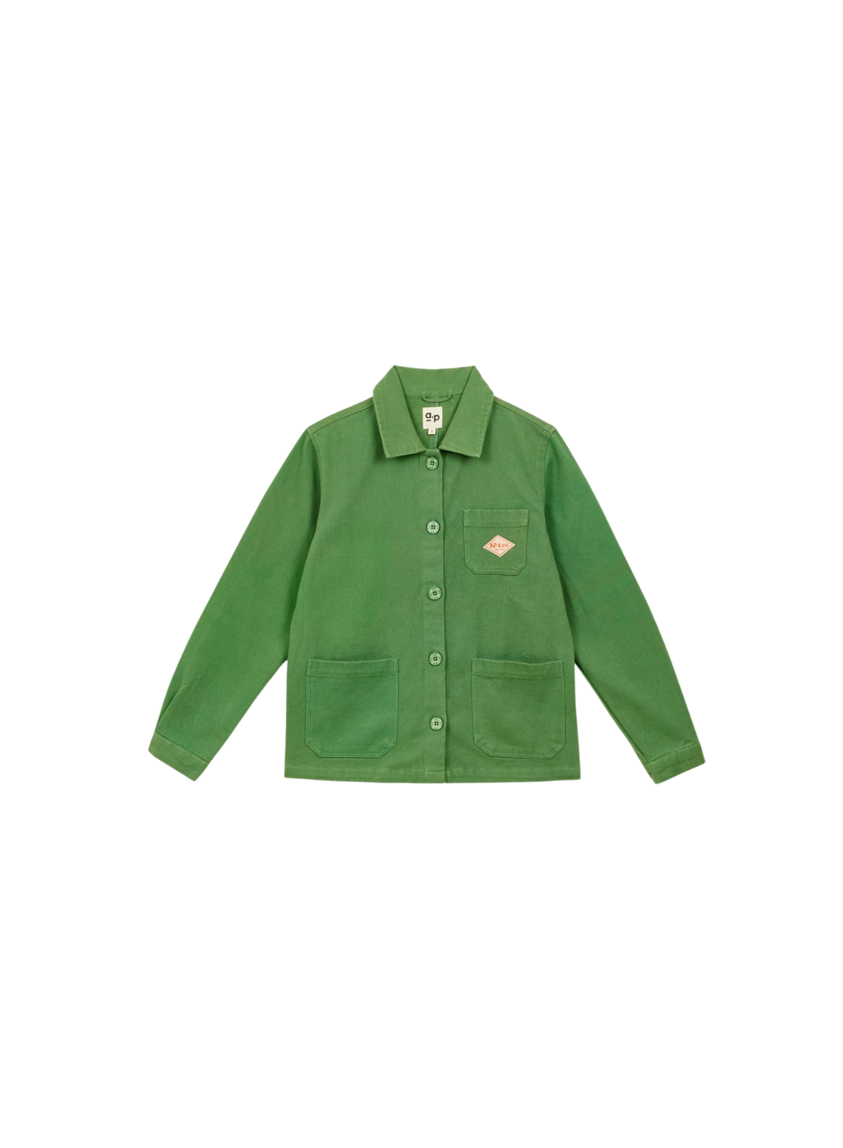 a.p Rustic Cotton Jacket in Kaki