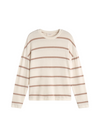 Felpa Yale Top in Ecru-Taupe from Ese O Ese