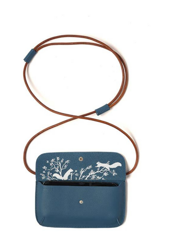 Phonebag Hang On in Faded Blue from Keecie