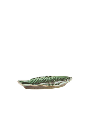 Dark Green Fish Platter from Madam Stoltz