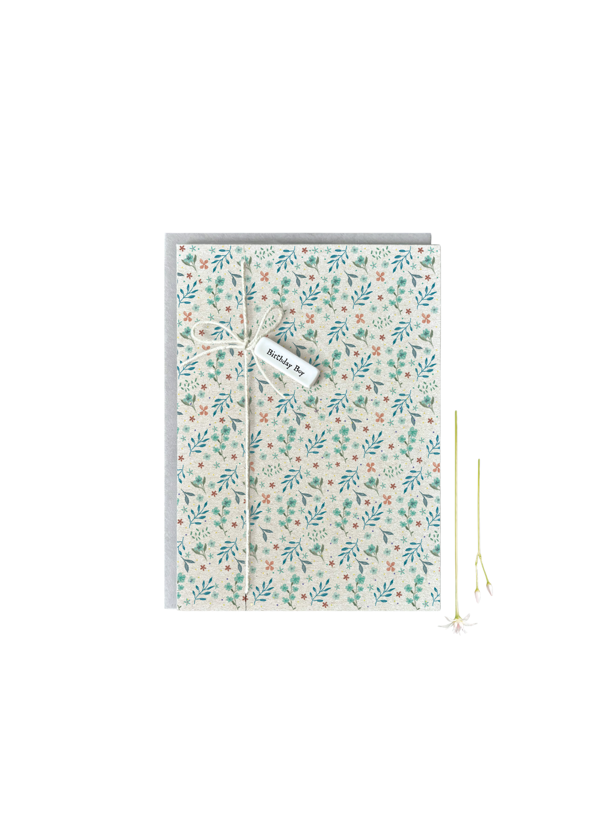 East of India Porcelain tag card Birthday boy