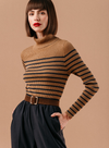 Lisael Glittery Rollneck in Marine from Grace and Mila