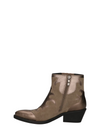 Tessy Western Leather Boot in Taupe from Maruti