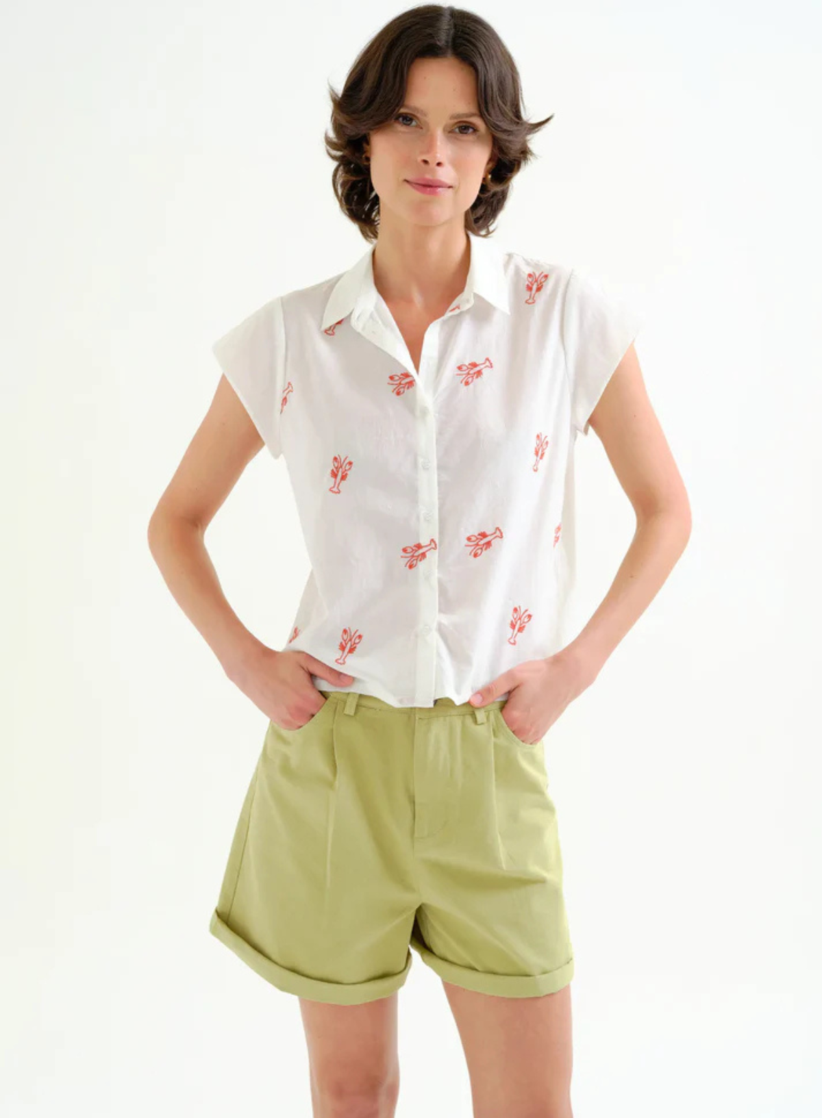 Compañia Fantastica Shirt in Lobster