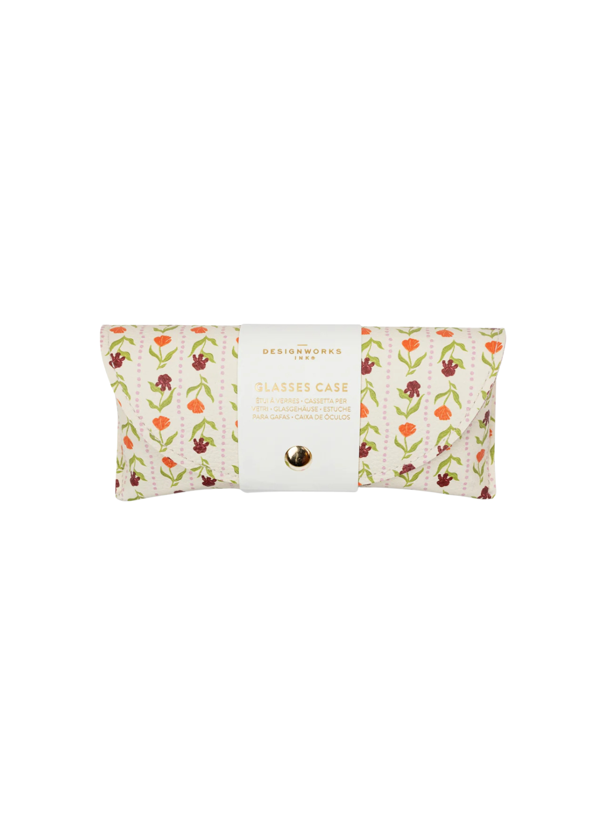 Designworks Ink Printed Glasses Case - Floral