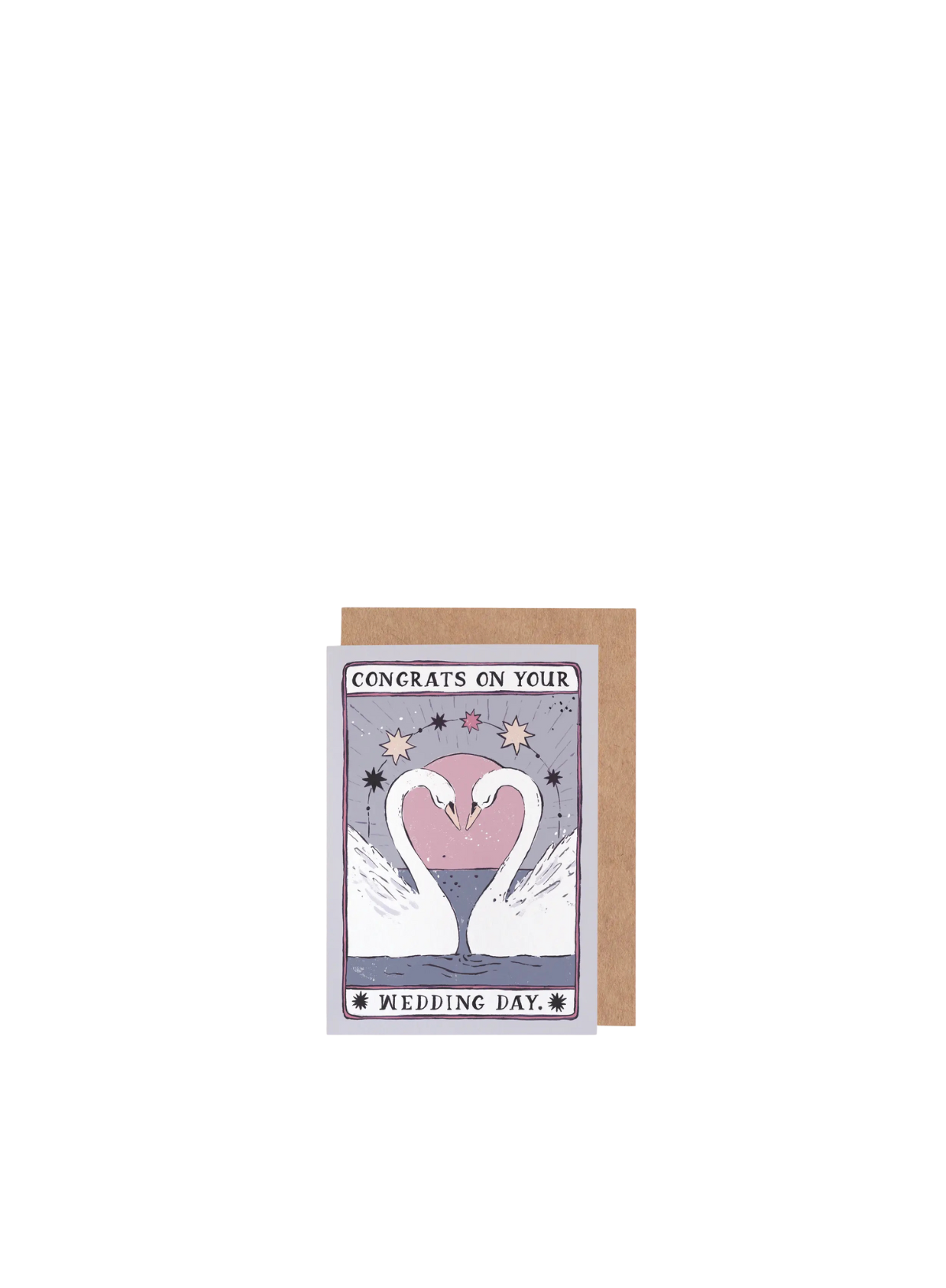 Swans Wedding Card from Sister Paper Co.