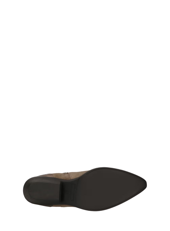 Tessy Western Leather Boot in Taupe from Maruti