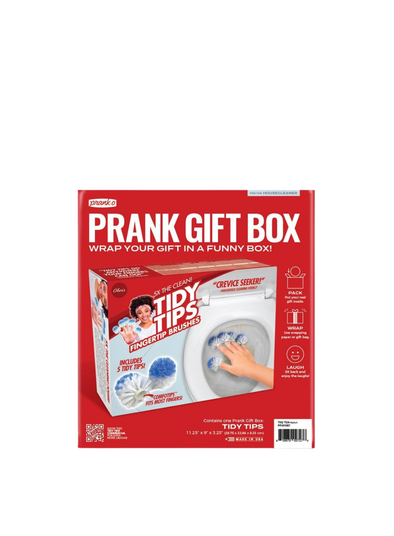 Prank-O Tidy Tips Gag Gift Box