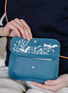 Phonebag Hang On in Faded Blue from Keecie